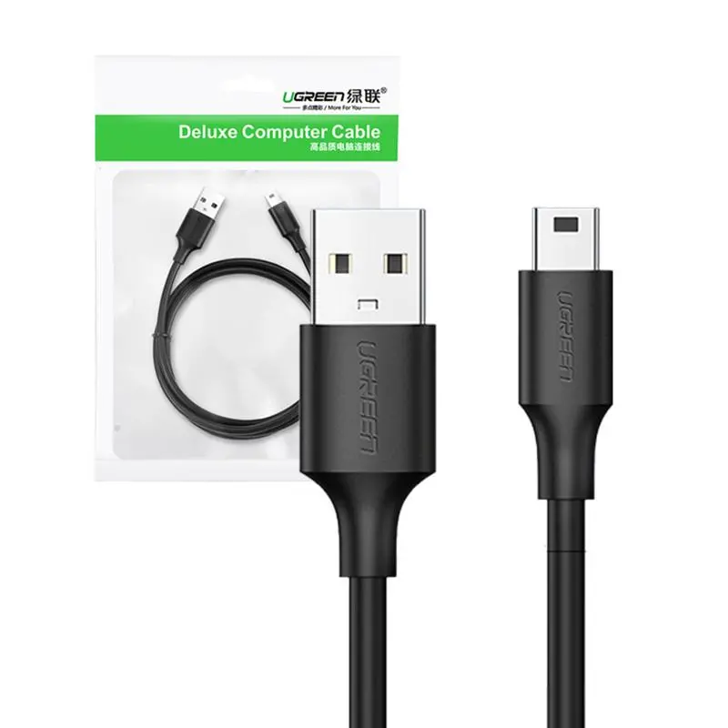 Kabel UGREEN USB do miniUSB US132 2m Czarny