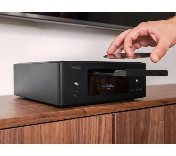 Denon CEOL RCDN-12 DAB 2.1-kanałowy Wi-Fi Bluetooth AirPlay Czarny - ⚡ EURO HIT CENOWY! ⚡ - Kup na Raty - RRSO 0%