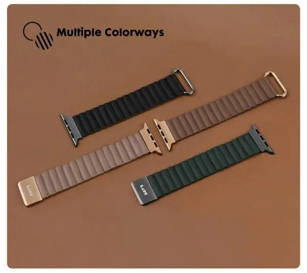 Laut Novilux do Watch serii 1-9 & SE Ultra 38mm/40mm/41mm Ciemna zieleń