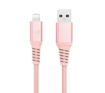 Kabel Xqisit Lightning do USB A 2,0 2m Różowy