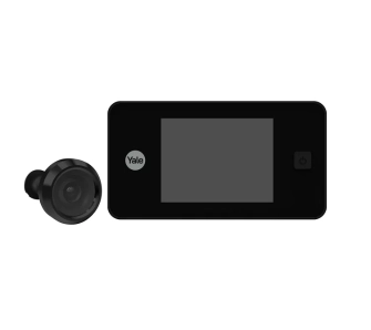 Wizjer z kamerą Yale 500 3,2" Dzwonek Czarny