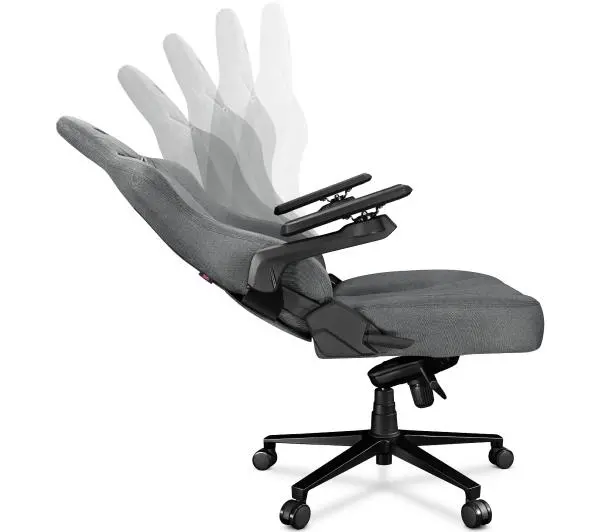 Yumisu 2049 Tkanina Biurowy do 150kg Tkanina Jasnoszary - Kup na Raty - RRSO 0%