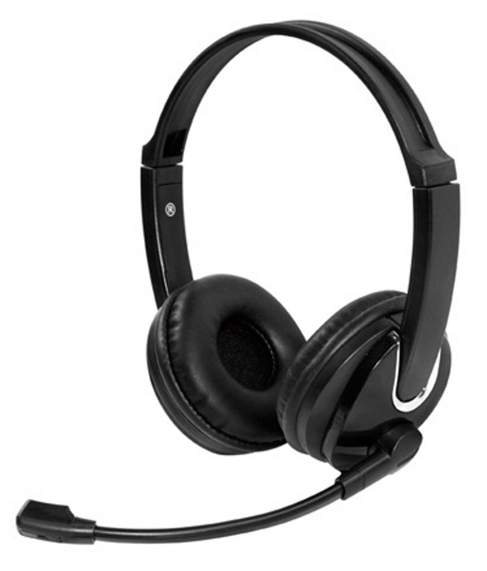 Słuchawki przewodowe z mikrofonem Vakoss SK-504K Nauszne Czarny