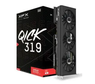 XFX Speedster QICK 319 Radeon RX 7700 XT Black Edition 12GB GDDR6 192bit FSR - Kup na Raty - RRSO 0%