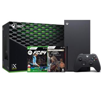 Konsola Xbox Series X z napędem 1TB + Assassin’s Creed Mirage + EA SPORTS FC 24