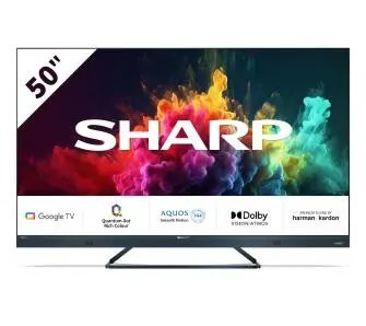 Telewizor Sharp 50FQ8EG  50" QLED 4K 144Hz Google TV Dolby Vision Dolby Atmos DTS:X HDMI 2.1 DVB-T2