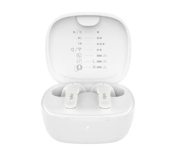 Belkin SoundForm Motion Dokanałowe Bluetooth 5.2 Biały