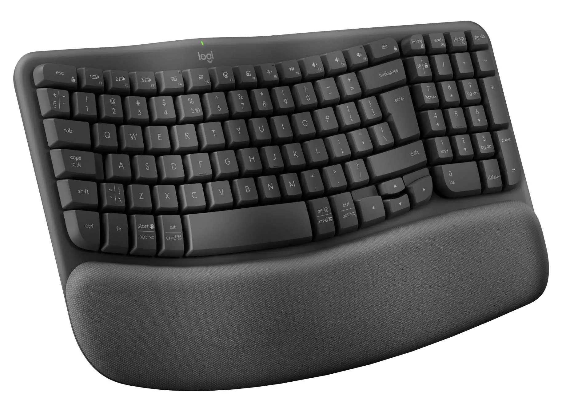 Klawiatura membranowa Logitech Wave Keys Grafitowy