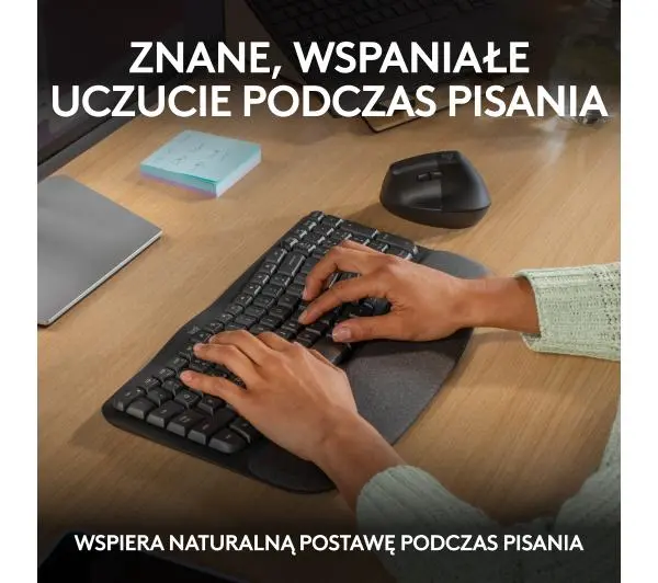 Logitech Wave Keys Grafitowy