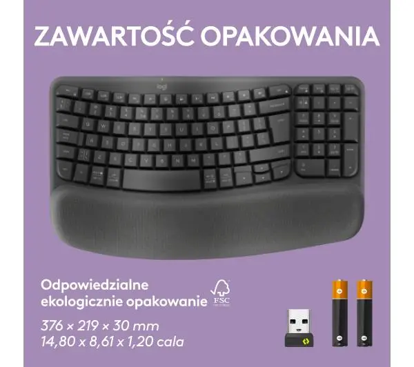 Logitech Wave Keys Grafitowy