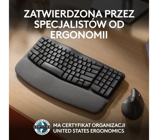 Logitech Wave Keys Grafitowy
