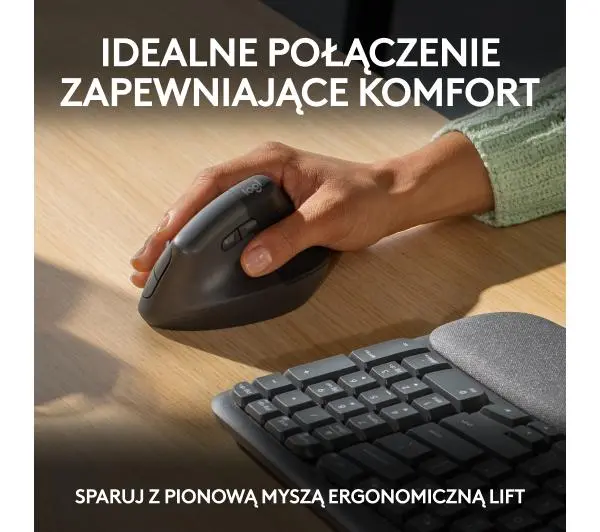 Logitech Wave Keys Grafitowy