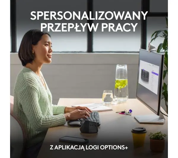 Logitech Wave Keys Grafitowy