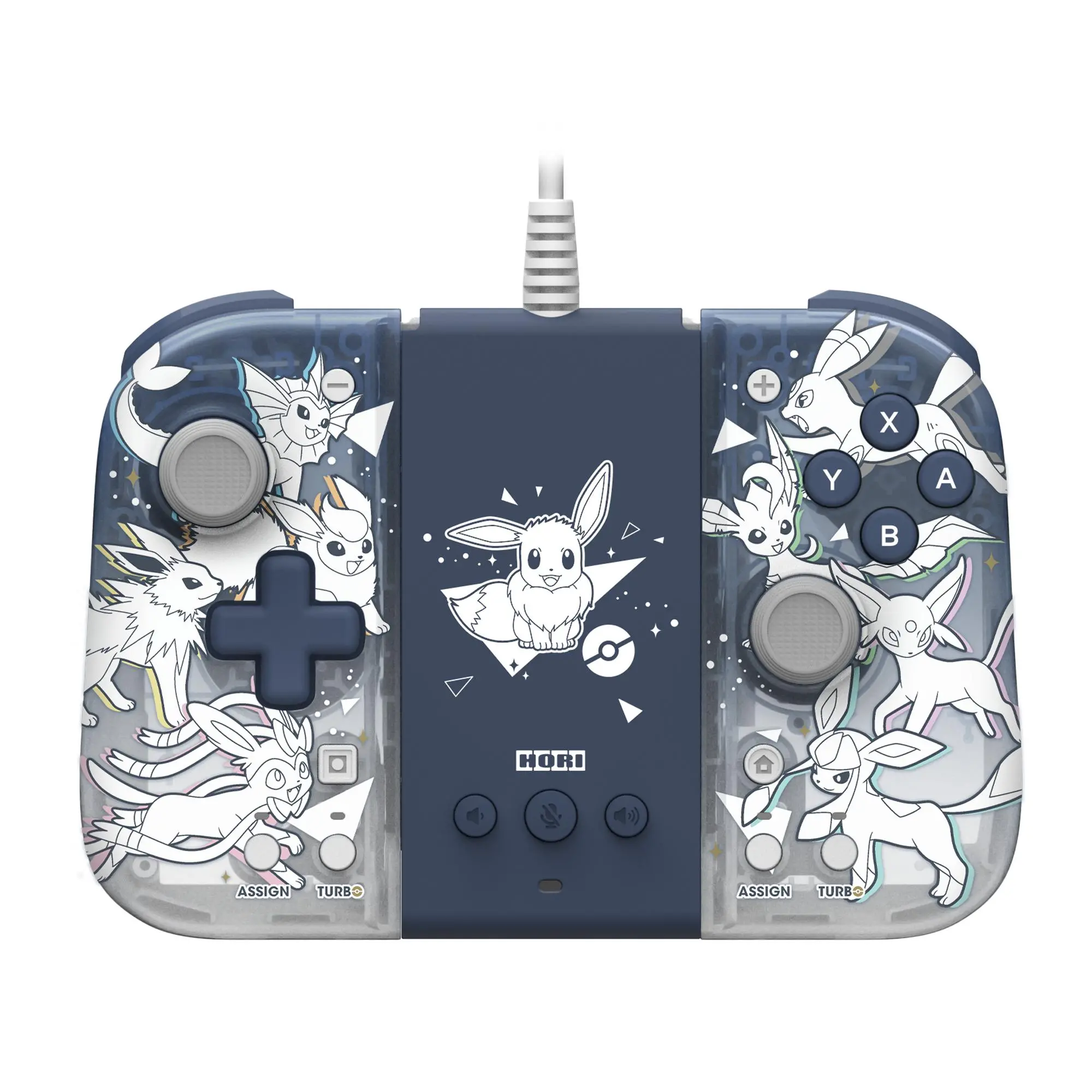 Pad Hori Split Pad Compact Eevee Evolutions do Nintendo Switch Przewodowy