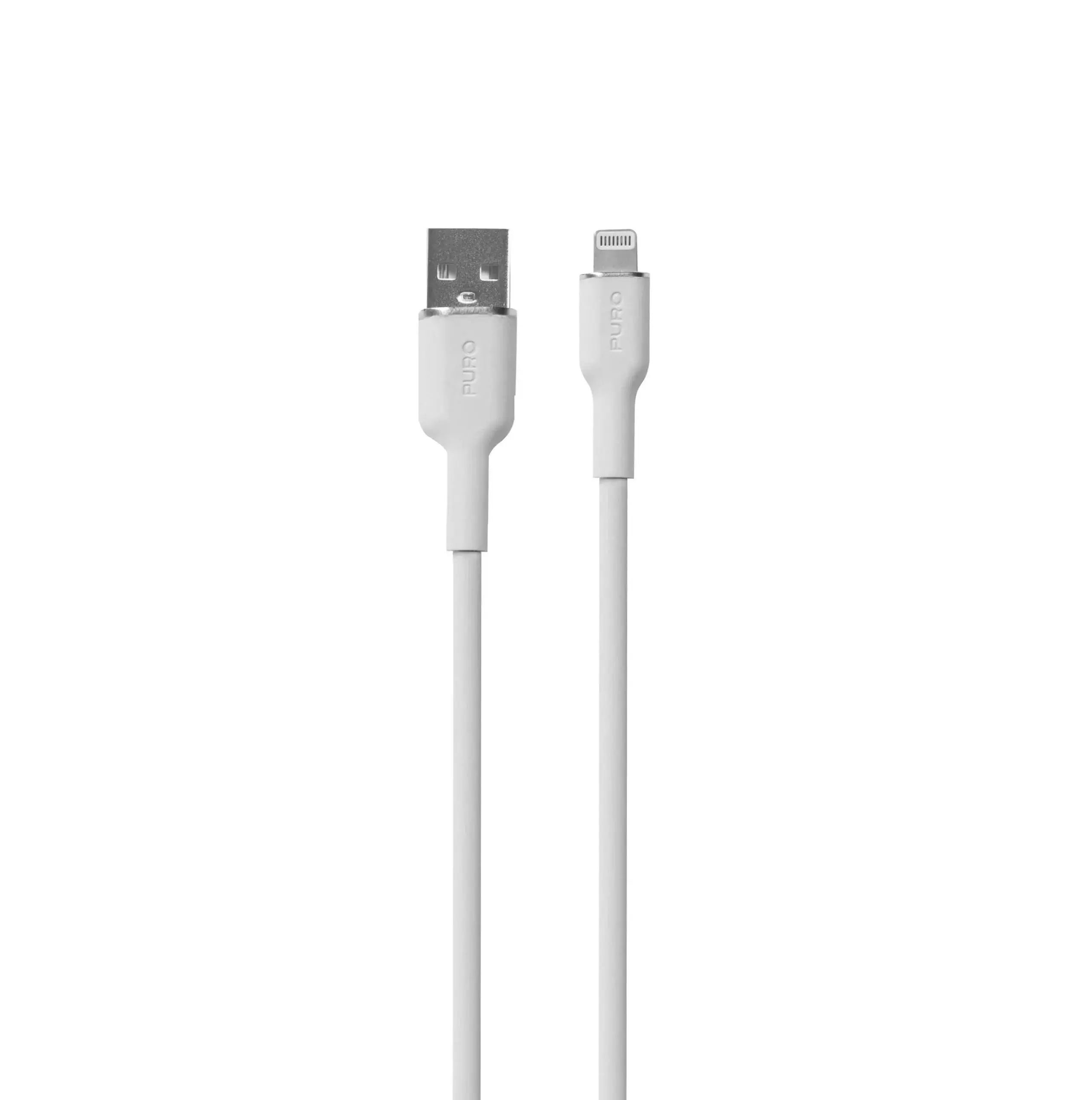 Kabel Puro Soft USB-A do Lightning 1,5m Biały