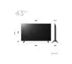 Telewizor LG 43UR78003LK  43" 4K Smart TV DVB-T2