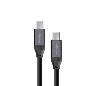 Kabel Reinston EKT47 USB-C do USB-C 100W 2m Czarny