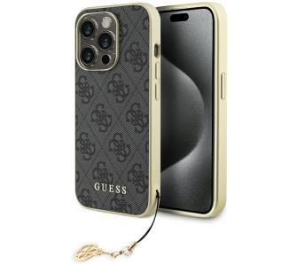 Etui Guess 4G Charms Collection GUHCP15LGF4GGR do iPhone 15 Pro Szary