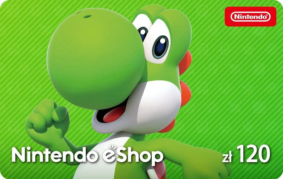 Doładowanie Nintendo eShop 120zł [bon agencyjny] Obecnie dostępne tylko w sklepach stacjonarnych RTV EURO AGD