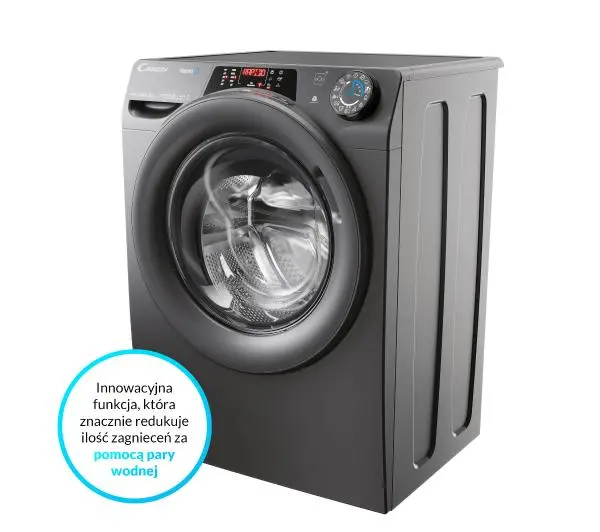 Candy RapidO ROW 4966DWRR7-S 51cm 9kg/6kg Zdalne sterowanie - Kup na Raty - RRSO 0%