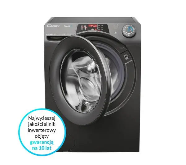 Candy RapidO ROW 4966DWRR7-S 51cm 9kg/6kg Zdalne sterowanie - Kup na Raty - RRSO 0%