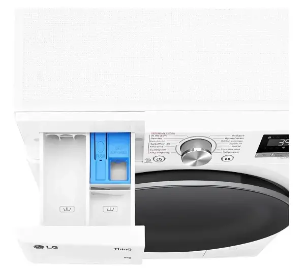 LG Vivace F2W9S721W Slim Funkcje AI 9kg 1200obr/min Zdalne sterowanie - Kup na Raty - RRSO 0%