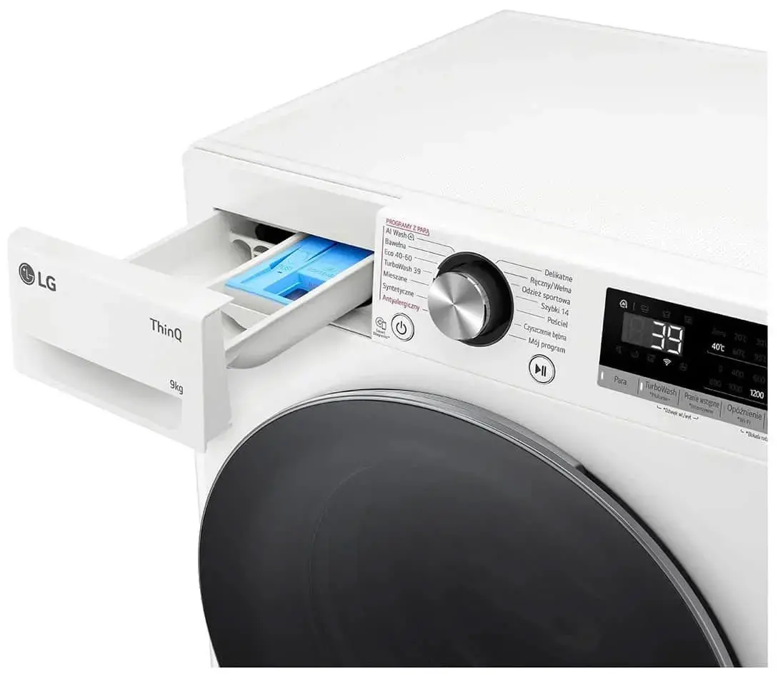 Pralka LG Vivace F2W9S721W Slim 9kg 1200obr/min Zdalne sterowanie