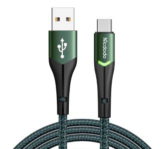 Kabel Mcdodo USB do USB-C Magnificence CA-7961 LED 1m Zielony