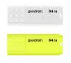 PenDrive GoodRam UME2 Mix Dwupak 2x64GB USB 2.0  Biało-żółty