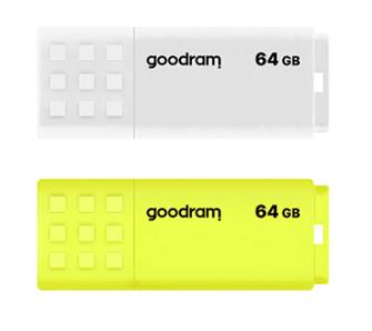 PenDrive GoodRam UME2 Mix Dwupak 2x64GB USB 2.0  Biało-żółty