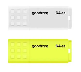 PenDrive GoodRam UME2 Mix Dwupak 2x64GB USB 2.0  Biało-żółty