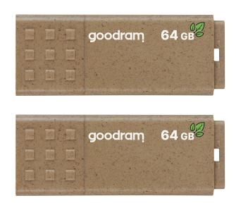 PenDrive GoodRam UME3 Eco Friendly Dwupak 2x64GB USB 3.2 Brązowy