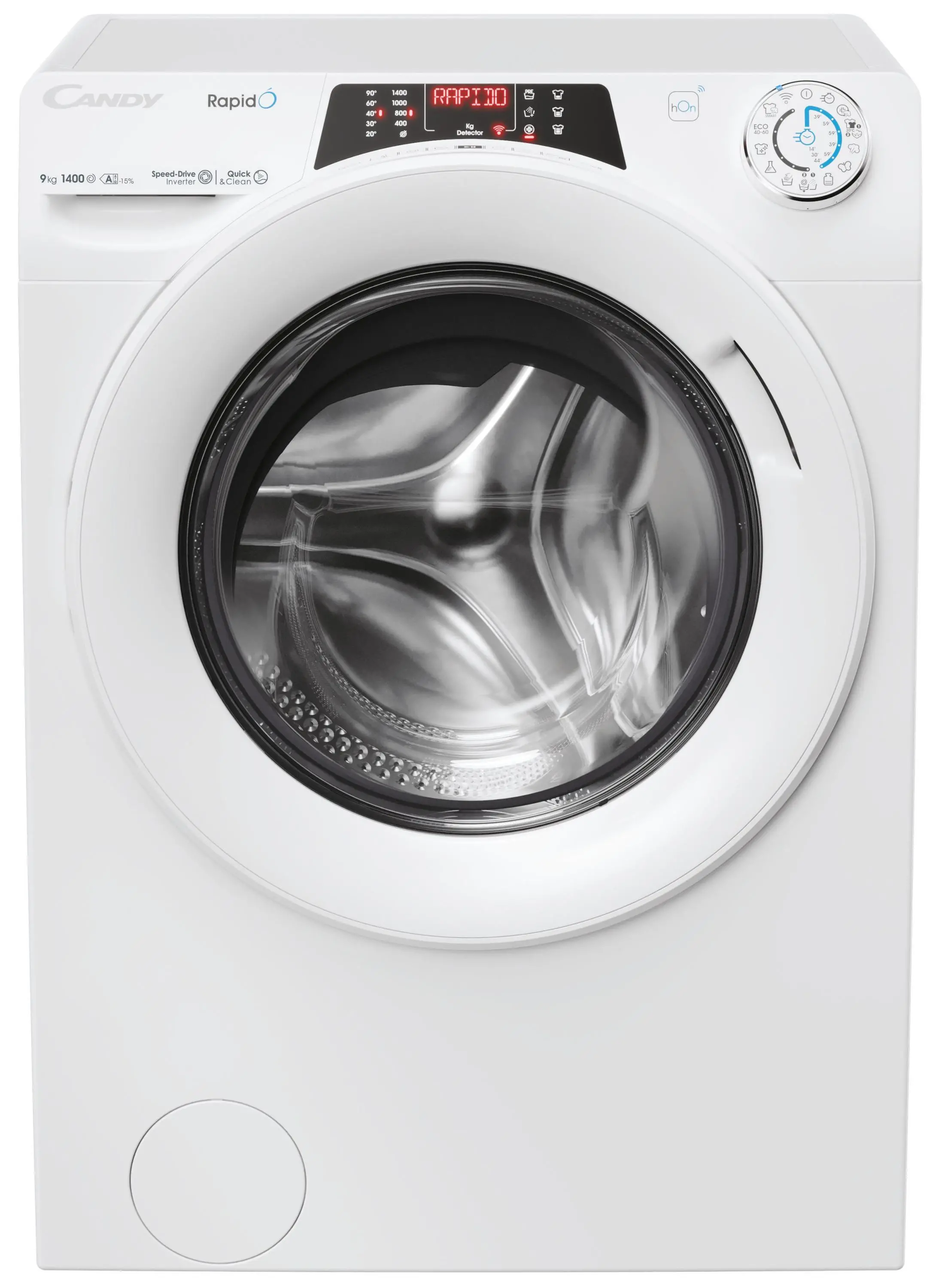 Pralka Candy RapidO RO 496DWM7/1-S Slim 9kg 1400 obr/min Zdalne sterowanie
