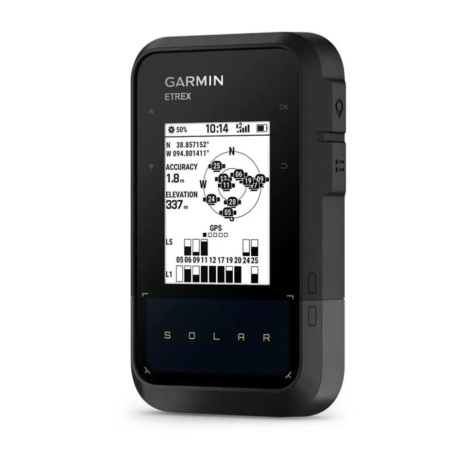 фото GPS-навігатор багатоцільовий Garmin eTrex Solar (010-02782-00) 1