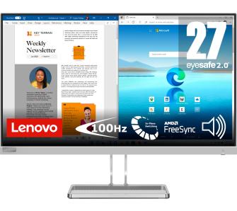Monitor Lenovo L27i-40 (67ABKAC4EU) 27" Full HD IPS 100Hz 4ms
