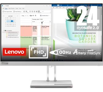 Monitor Lenovo L24e-40 (67AAKAC3EU) 23,8" Full HD VA 100Hz 4ms