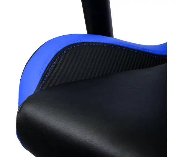 Noblechairs EPIC COMPACT Black Carbon Blue Gamingowy do 120kg Skóra ECO Czarno-niebieski - Kup na Raty - RRSO 0%