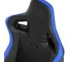 Fotel Noblechairs EPIC COMPACT Black Carbon Blue Gamingowy do 120kg Skóra ECO Czarno-niebieski