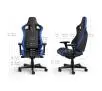 Fotel Noblechairs EPIC COMPACT Black Carbon Blue Gamingowy do 120kg Skóra ECO Czarno-niebieski