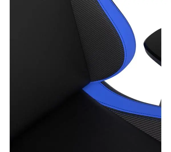 Noblechairs EPIC COMPACT Black Carbon Blue Gamingowy do 120kg Skóra ECO Czarno-niebieski - Kup na Raty - RRSO 0%
