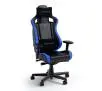 Fotel Noblechairs EPIC COMPACT Black Carbon Blue Gamingowy do 120kg Skóra ECO Czarno-niebieski