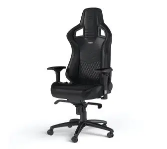 Fotel Noblechairs EPIC Gamingowy do 120kg Skóra naturalna Czarny