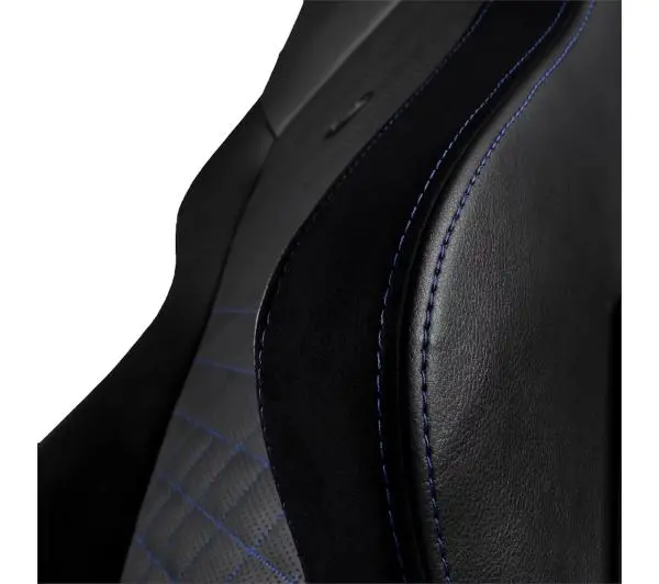Noblechairs HERO Black Blue Gamingowy do 150kg Skóra ECO Czarno-niebieski - Kup na Raty - RRSO 0%