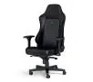 Fotel Noblechairs HERO Black Blue Gamingowy do 150kg Skóra ECO Czarno-niebieski