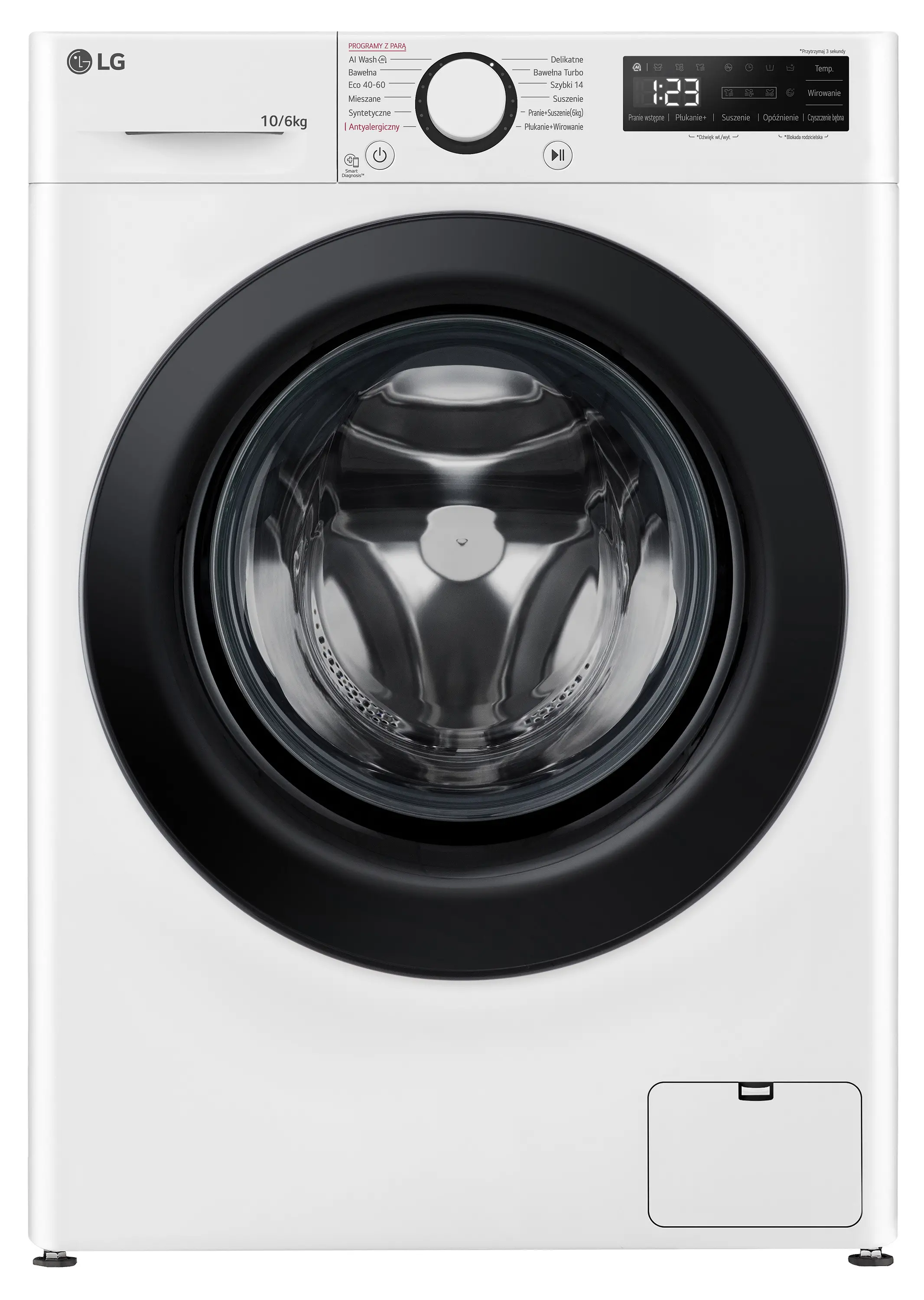 Pralko-suszarka LG Vivace F4D06506W 56,5cm 10kg/6kg