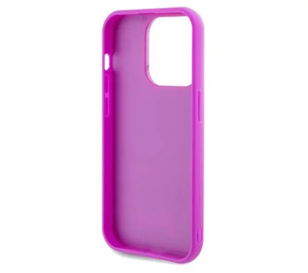Guess Disco Metal Script GUHCP14LPMSDGSF do iPhone 14 Pro Różowy