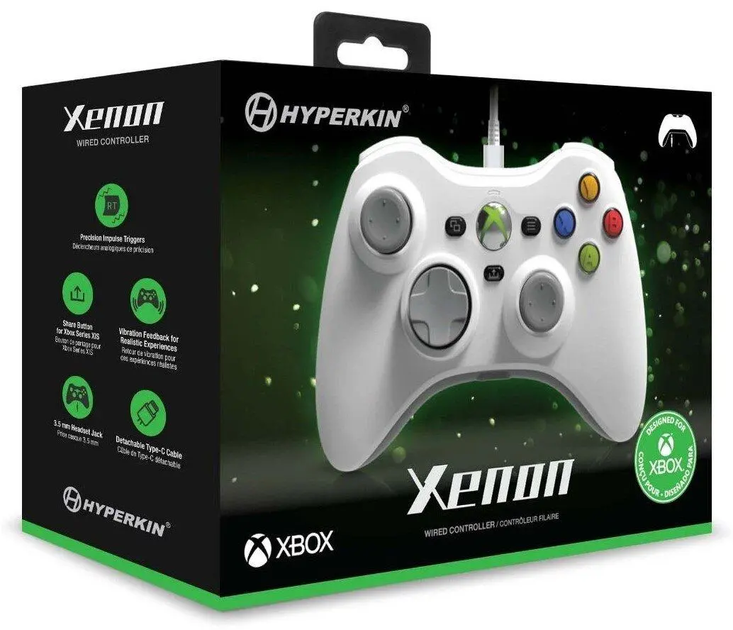 XBOX ホワイト Hyperkin Xenon do Xbox, PC Przewodowy Biały - Dobra cena