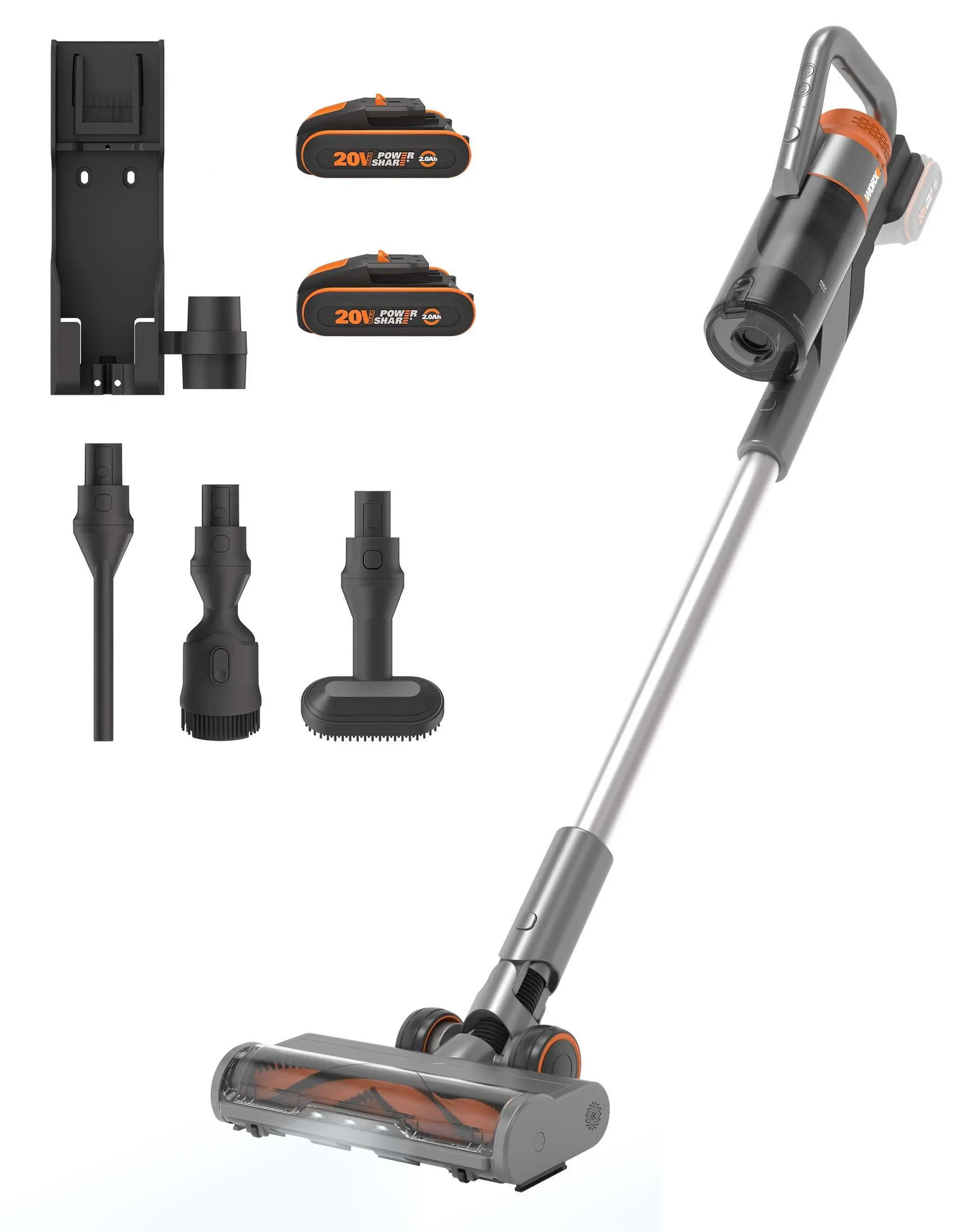 Odkurzacz bezprzewodowy Worx WX038 44min Wymienny akumulator