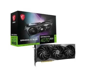 Karta graficzna MSI GeForce RTX 4070 Super Gaming X Slim 12GB GDDR6X 192bit DLSS 3