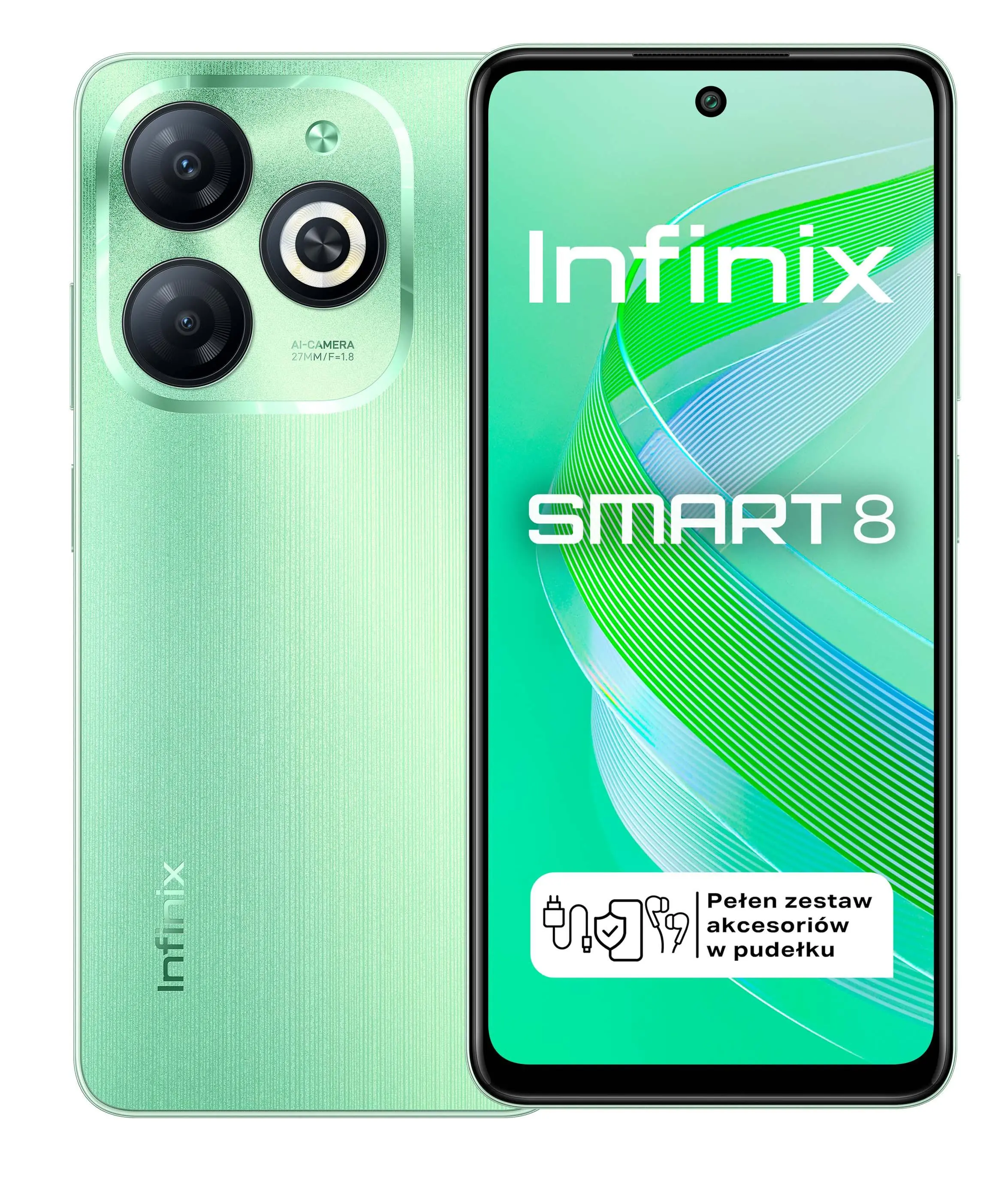 Smartfon Infinix Smart 8 3/64GB 6,6" 90Hz 13Mpix Zielony